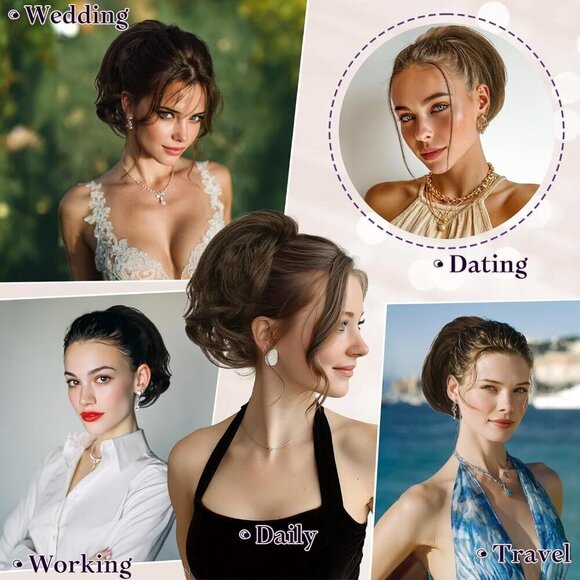 Human Hair Claw Clip Ponytail Extension 9 Inch Brown for Daily Wear & Styles